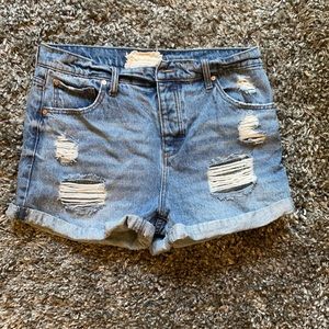 Altar’d State High Waisted Jean Shorts
